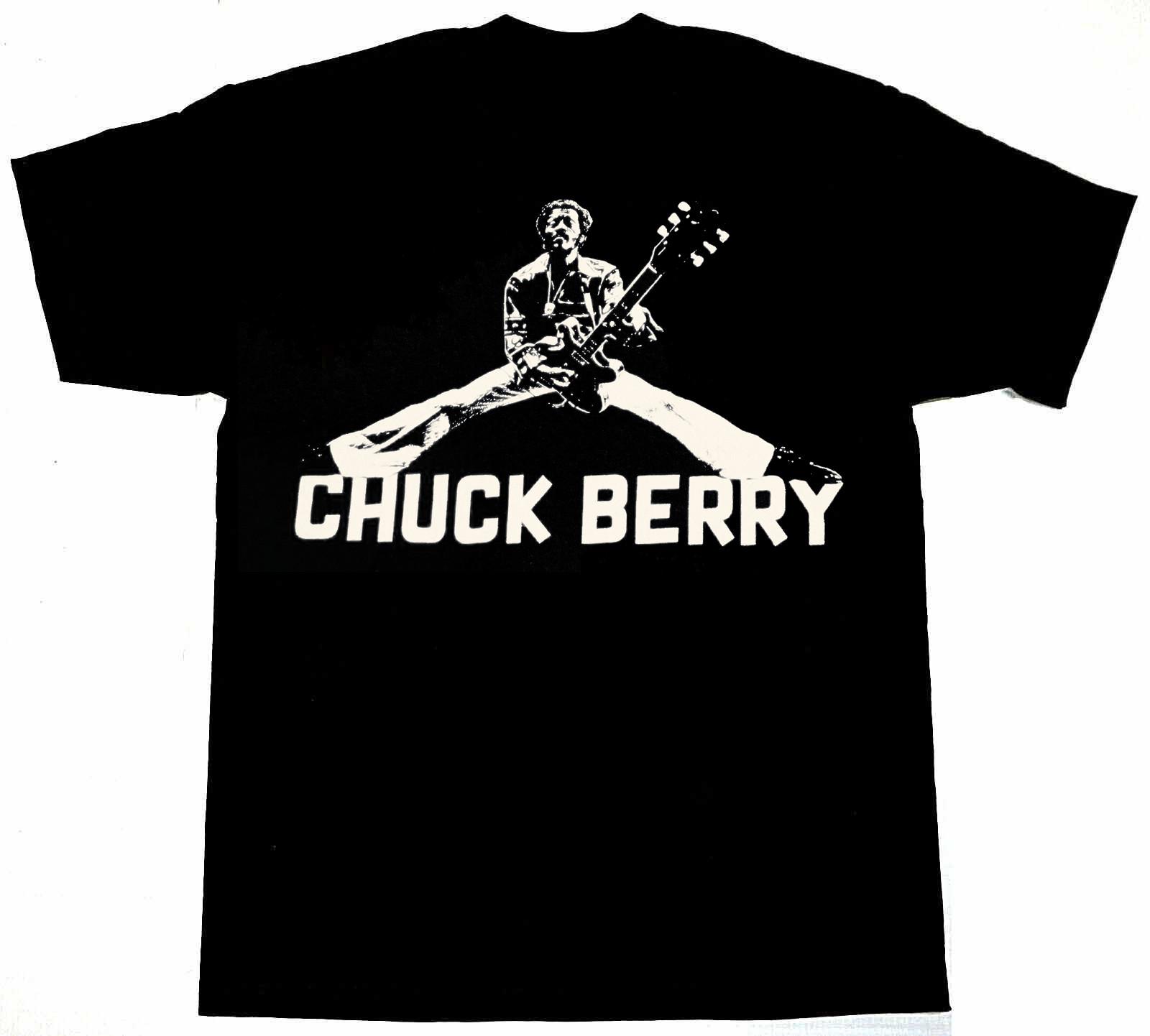 Retro Guitarist Dancing Chuck Berry Shirt Classic Black Unisex S-5XL IM1130 S разноцветный
