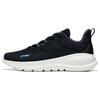 Li Ning Easy Fit Fle Abrasion Resistant Breathable Cushioning Low Top Running Shoes Men's Black Blue ARST073-3