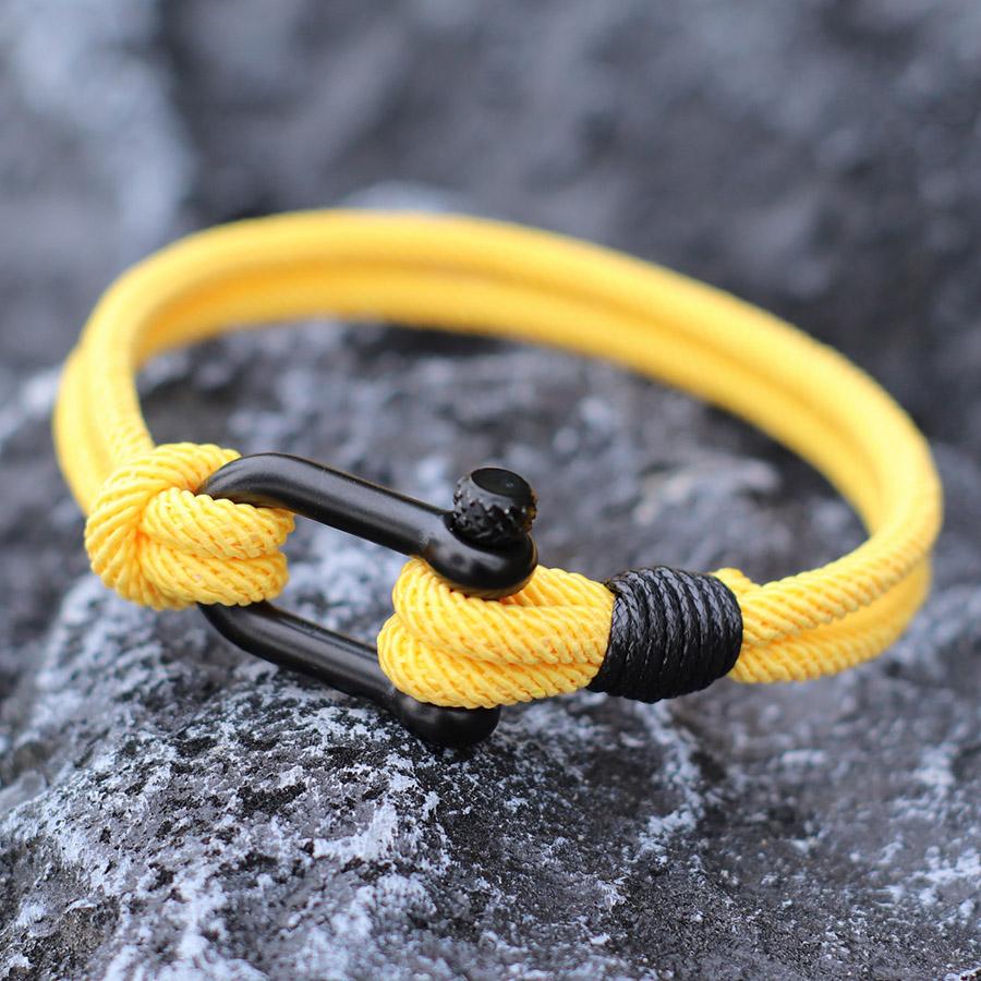 

Noter Men String Bracelet Multicolor Multisize Options Grade A 4mm Cord Chain Braslet Bangle Leisure Accessories Pulsera Homme 22.5cm(8.5inch) жёлтый
