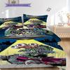 Alien Invasion Monster Car Chase Threepiece Set 1 Duvet Cover 2 Pillowcase Without Core Soft And Comfortable Duvet Cover And Pillowcase