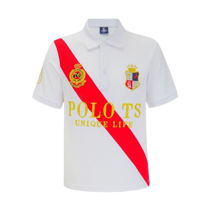 RogueWave Men's Polo Shirt Embroidery Stitching Color Contrast Classic Fashion Original Design Polo Collar Pure Cotton Breathable XS-7XL
