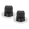 2pcs Engine Push Start Button, Silver Color Replacement Keyless Go Start Stop Pushbutton with Easy Installation, for Vehicle Part Number 2215450714