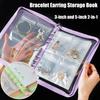 1 Set Candy Colors Convenient Large Capacity Photo Album Includes Sealed Bag Portable Multiple Sizes Multi-Function 25.3x18.5cm