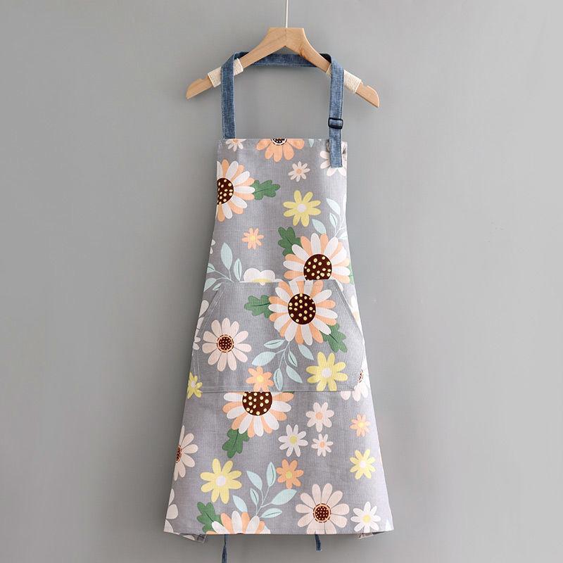 

Lace Up Apron Household Kitchen Cleaning Tools Anti-fouling Dirt Resistant Oil-proof Breathable Sleeveless Cooking Aprons Simple OneSize