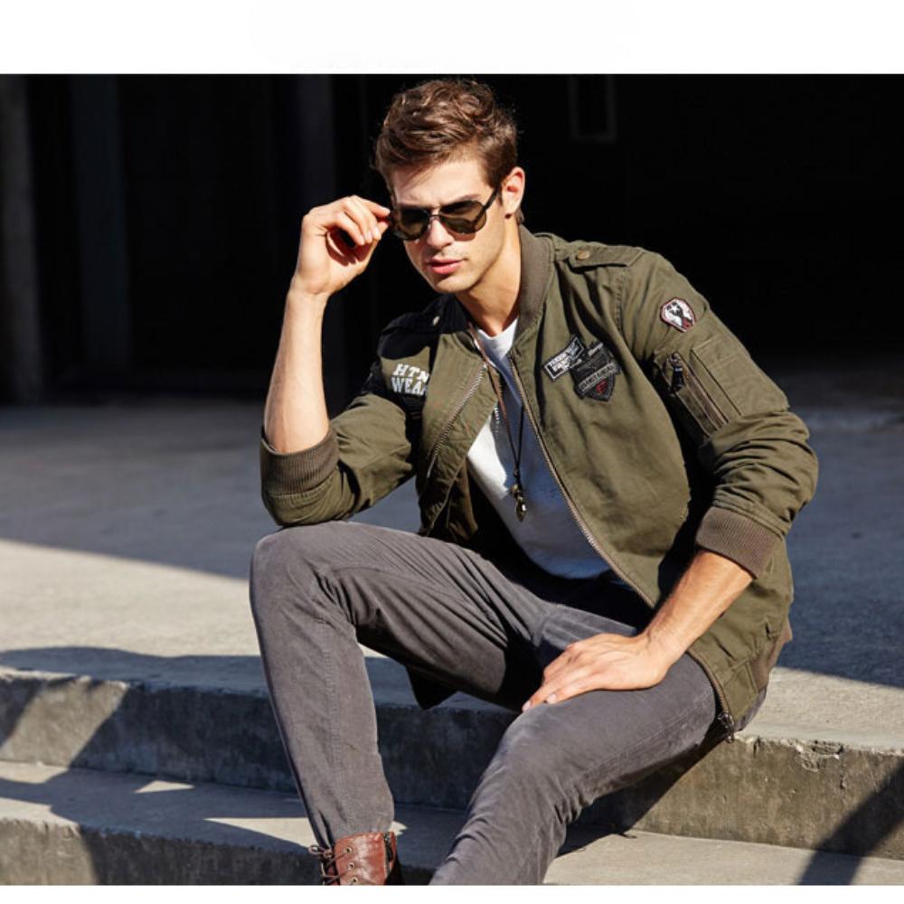 Autumn and Winter American Baseball Jacket, Air Force Flight Jacket, Workwear, Long Sleeved Top