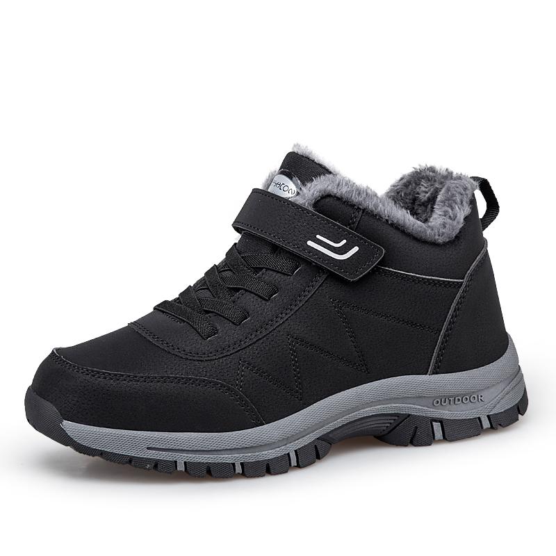 Men's and Women's Winter Fleece Warm Outdoor Hiking Hiking Boots, Cotton Boots, Snow Boots