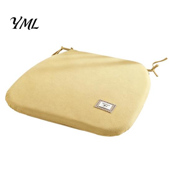 Durable Chair Pad for Dining Table Memory Foam Cushion, Thickened with Straps, Anti Slip Cushion Kitchen Chairs Non-Slip Backing, Washable Seat Autumn