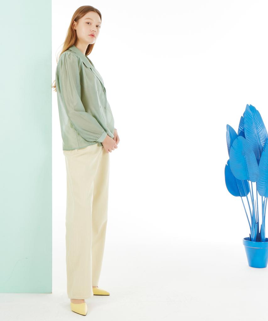 UNKNOWN PLANET Up216 Wide Pants Yellow