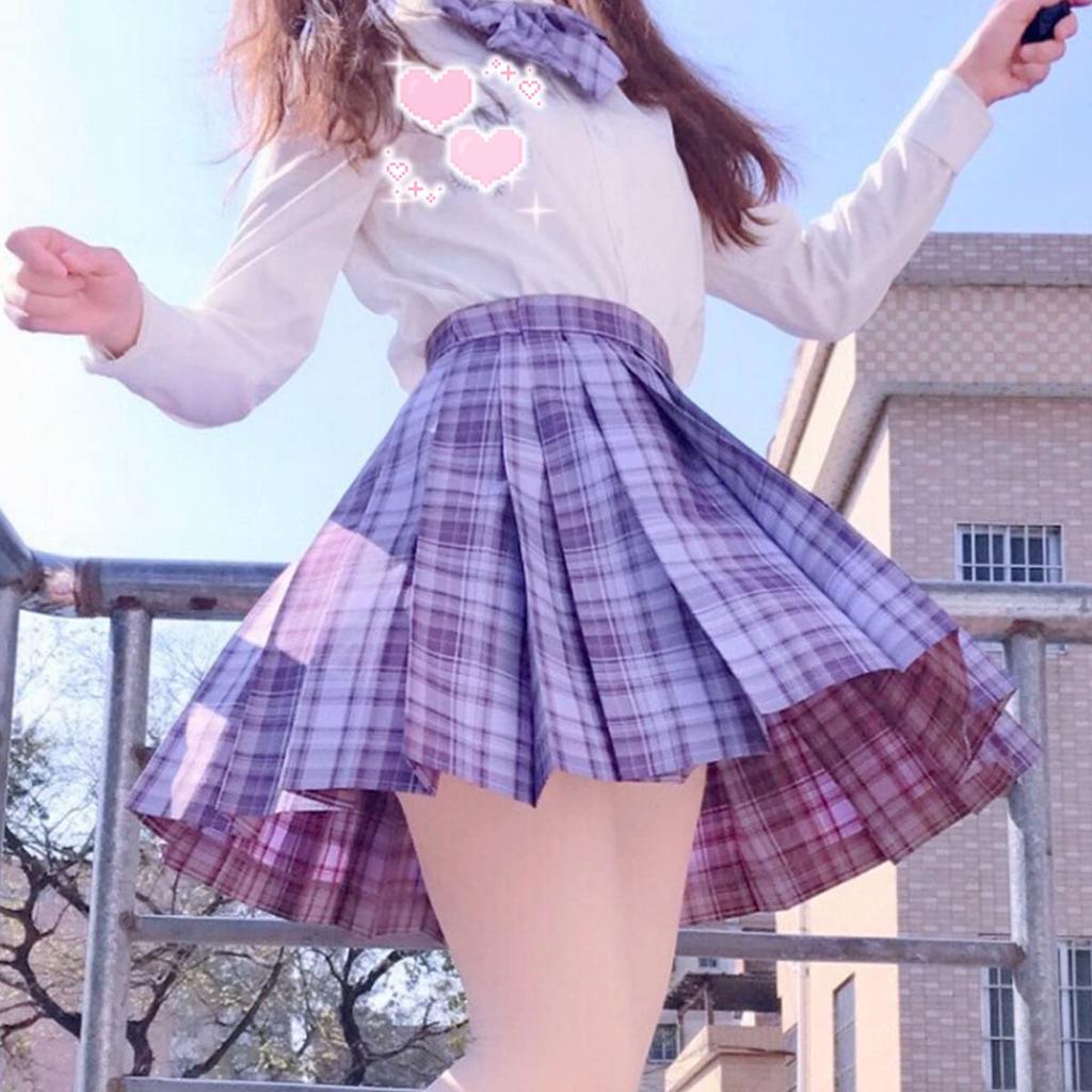 Uniform-Set, Rocklänge 48 cm, JK Cosplay, 4-teiliges Set, Hemd, Krawatte, Band, High School-Mädchen-Uniform, Partykostüm, Vergnügungspark, Kulturfestival