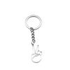 Souvenir Gift Couple Keychain Kiss Charm Lover Key Ring 28mm Ring