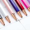 1 Piece Creative Ballpoint Hexagon Metal press Pen Stationery School Office Supplies