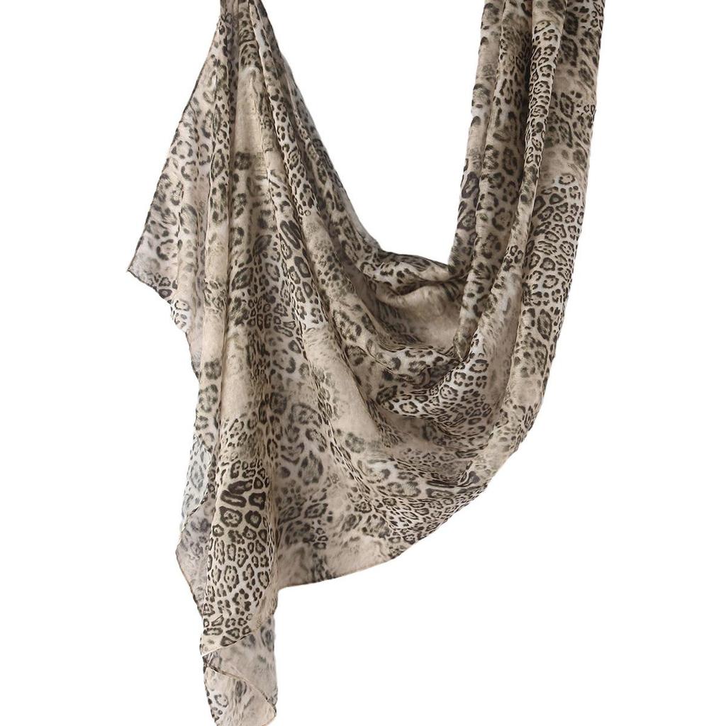 "Ethnic Watercolor Modal Cotton Shawl Satin Print Scarf for Women"