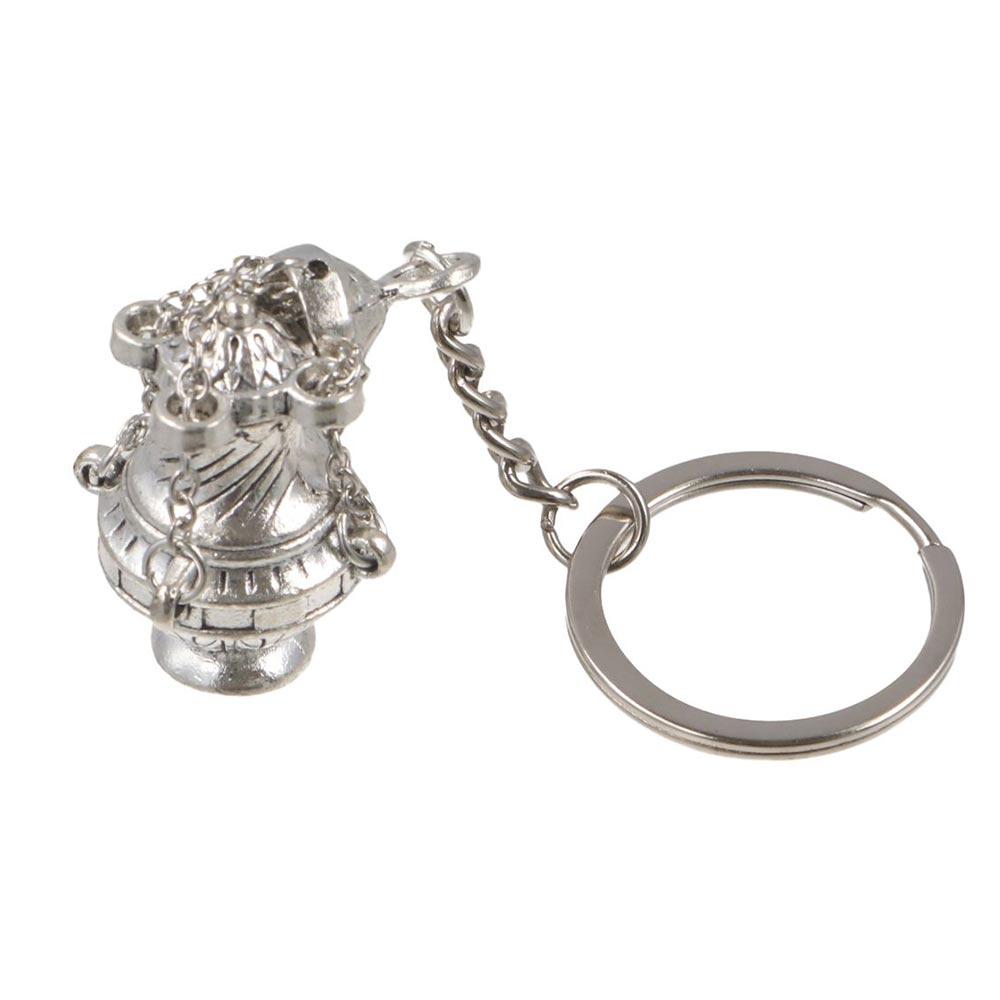 DIY Religious Keychain Pendant Unique Design Christian Incense Car Key Ring Pendant  Office Decor