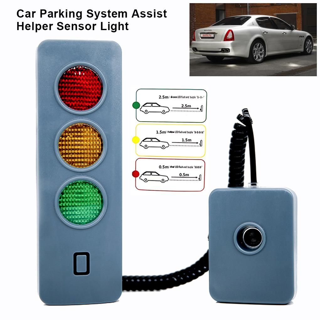 High Sensitivity Wireless Parking Sensor For Easy Operation Scratch-proof ABS Led Traffic Light Parking Sensor Garage
