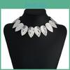 Necklace Leaf Metal With Fringe Design For Teen Fashion And Party Accessories