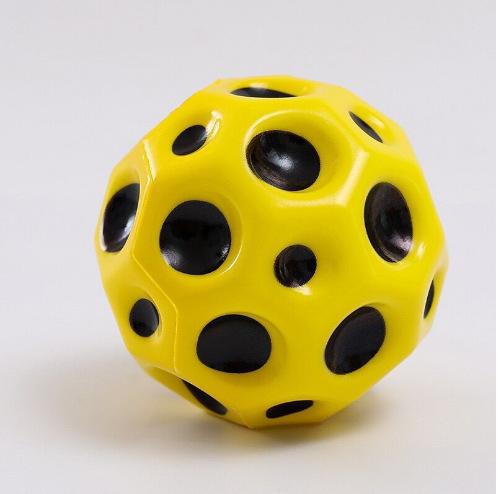 Bouncy Balls High Quality Big Coral Ball Rainbow Color Kids High Bouncy Balls Bouncing Moon Stress Ball for Kids Stress Ball