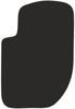 Polyamide Driver Floor Mat For Land Rover Freelander I Suv 1996-2006, Rubber-Backed Driver Mat