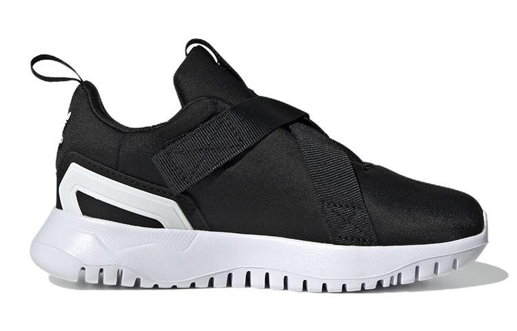 adidas Originals Flex Collection 2.0 Low Top Sports Casual Shoes Black White Kids' HQ6063