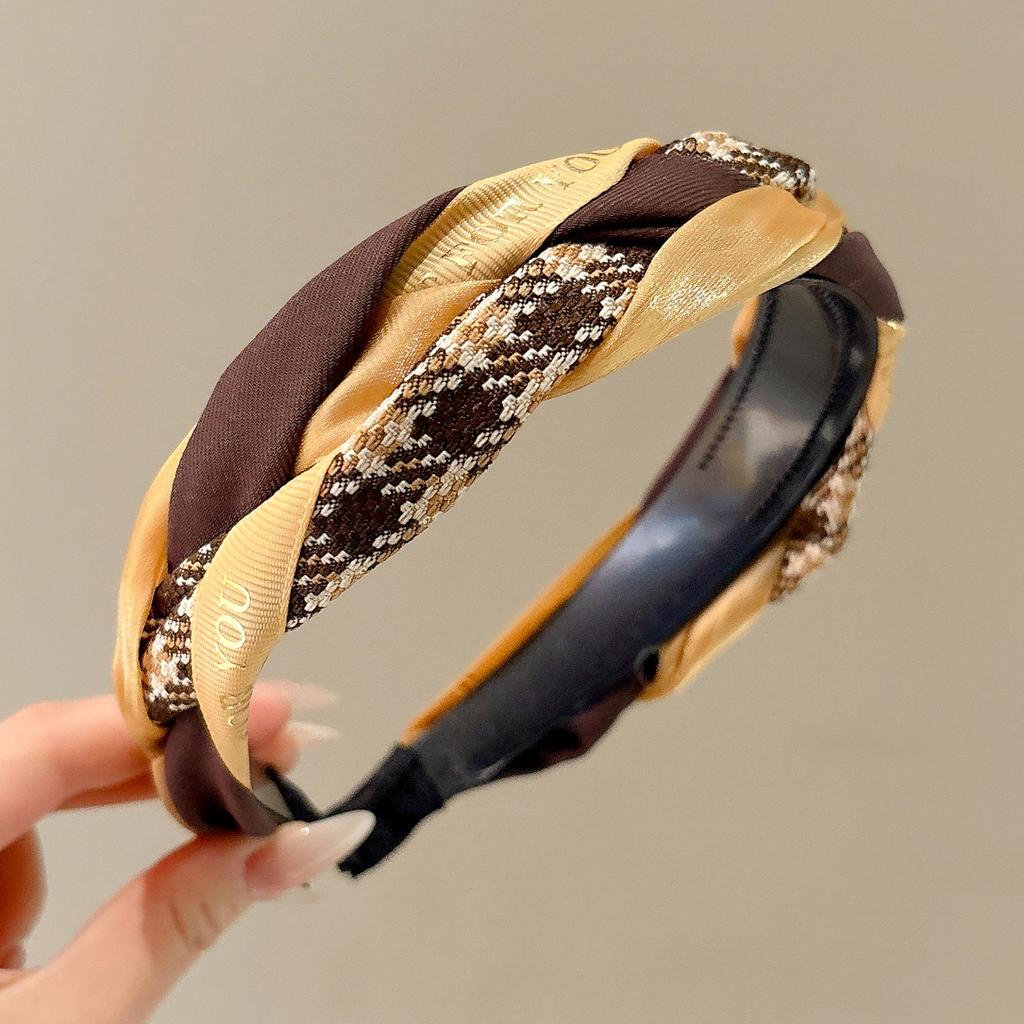 Bentiță Înaltă pentru Femei, Agrafă de Păr Sofisticată și Versatilă, Accesoriu de Păr Bentiță cu Dinți Anti-alunecare