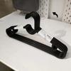 10-Pack Black & White Non-Slip Hangers for Clothing Stores & Homes