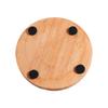 Drink Absorbent Wood Coasters Heat Resistant Wooden Drink Placemats Felt Wooden Tea Mat  Office