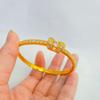 Vietnam Gold-Plated Irregular Copper Bangle Bracelet for Women