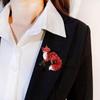 Rhinestone Fox Brooch Lightweight Enamel Craft Sparkling Accessory for Date Nights Office Attire Decor
