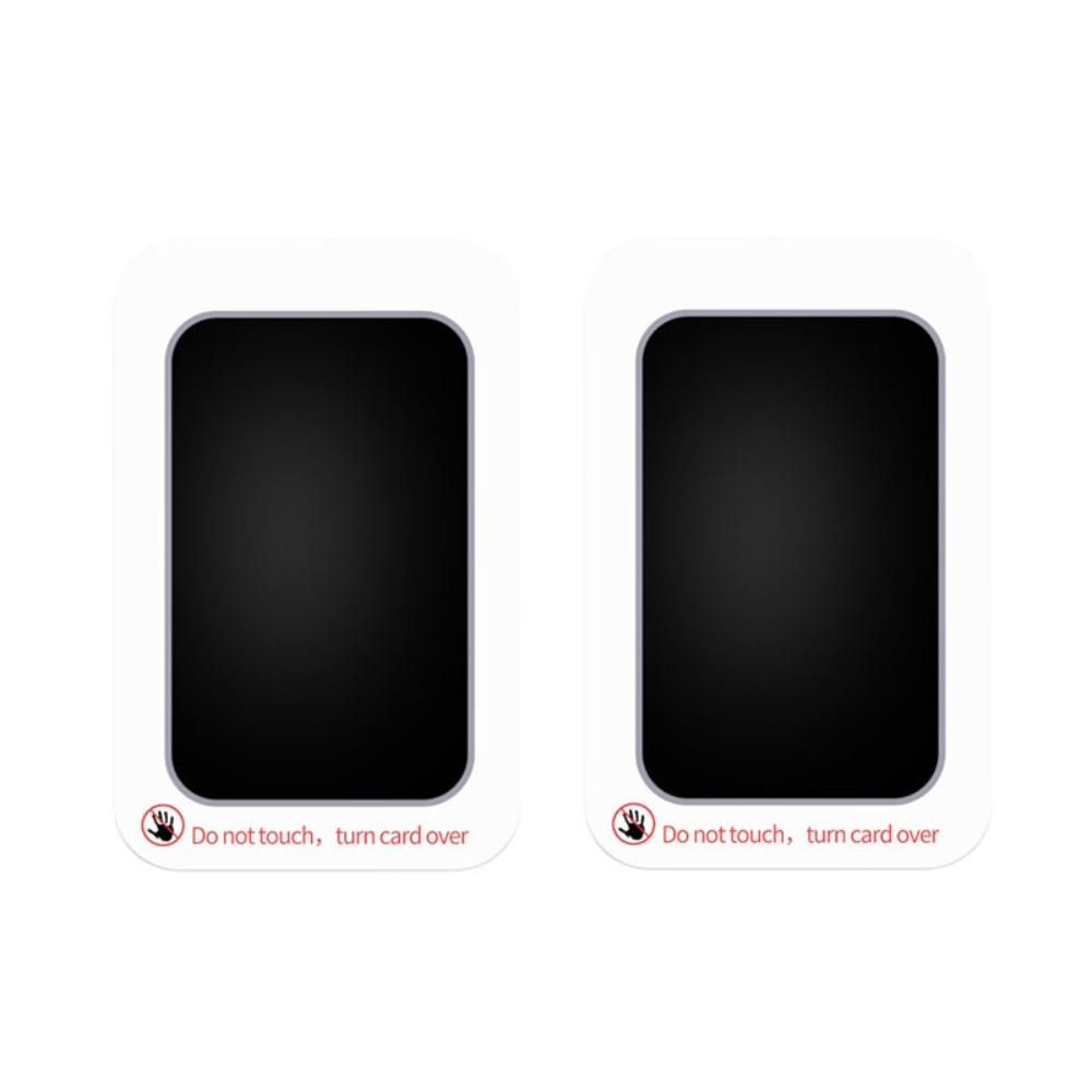

2pcs DIY Pet Footprint Touch Ink Pad With Frame Newborn Footprint Imprint Card Gift Black-2 Pcs