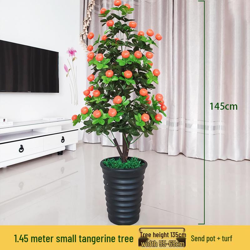 Large Artificial Money Tree Decorative Indoor Plant - Fake Green Bonsai for Living Room Floor