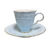 European Luxury Phnom Penh Coffee Cup Household Relief Bone China Cup Dish Set Afternoon Tea Cup Dish Water Cup Tea Cup
