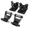Rear Leaf Spring Shackles Hanger Brackets Repair Kit Steel High Strength 722‑001 for B2500 B2300 B3000 B4000