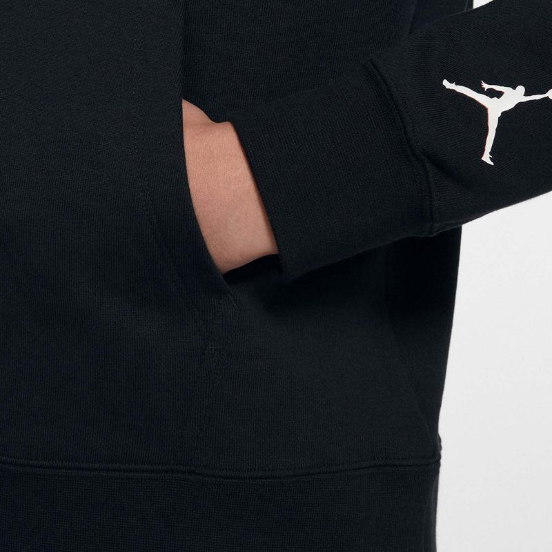 Jordan Knit Sport Geometric Pattern Casual Hoodie Men Hoodie Black CW8620-010