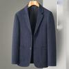 Men's Blazer Coat Fashion Middle-aged Business Casual Professional Wear Casual Loose British Style Sub-trend Four Seasons Suit