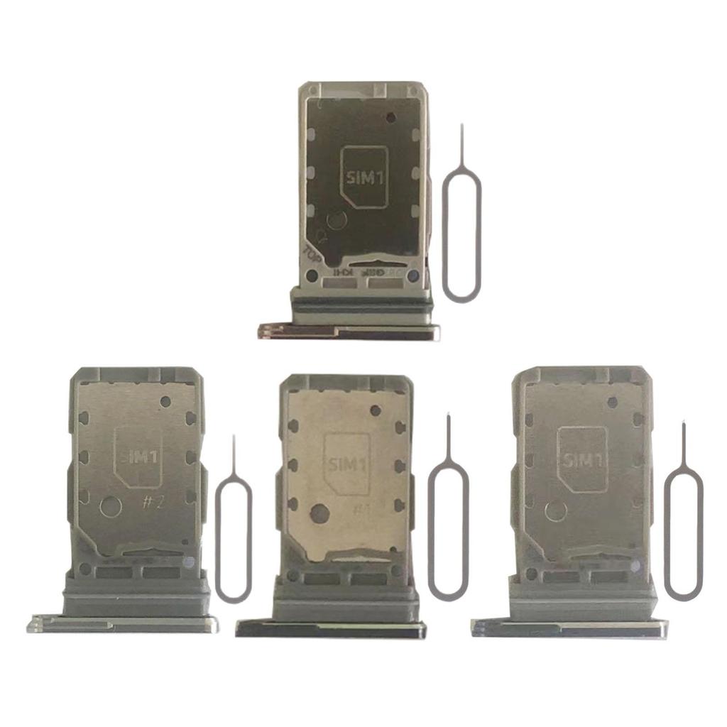 Dual Sim Card Tray Holder Replacement for Samsung S21 5G Sim Tray