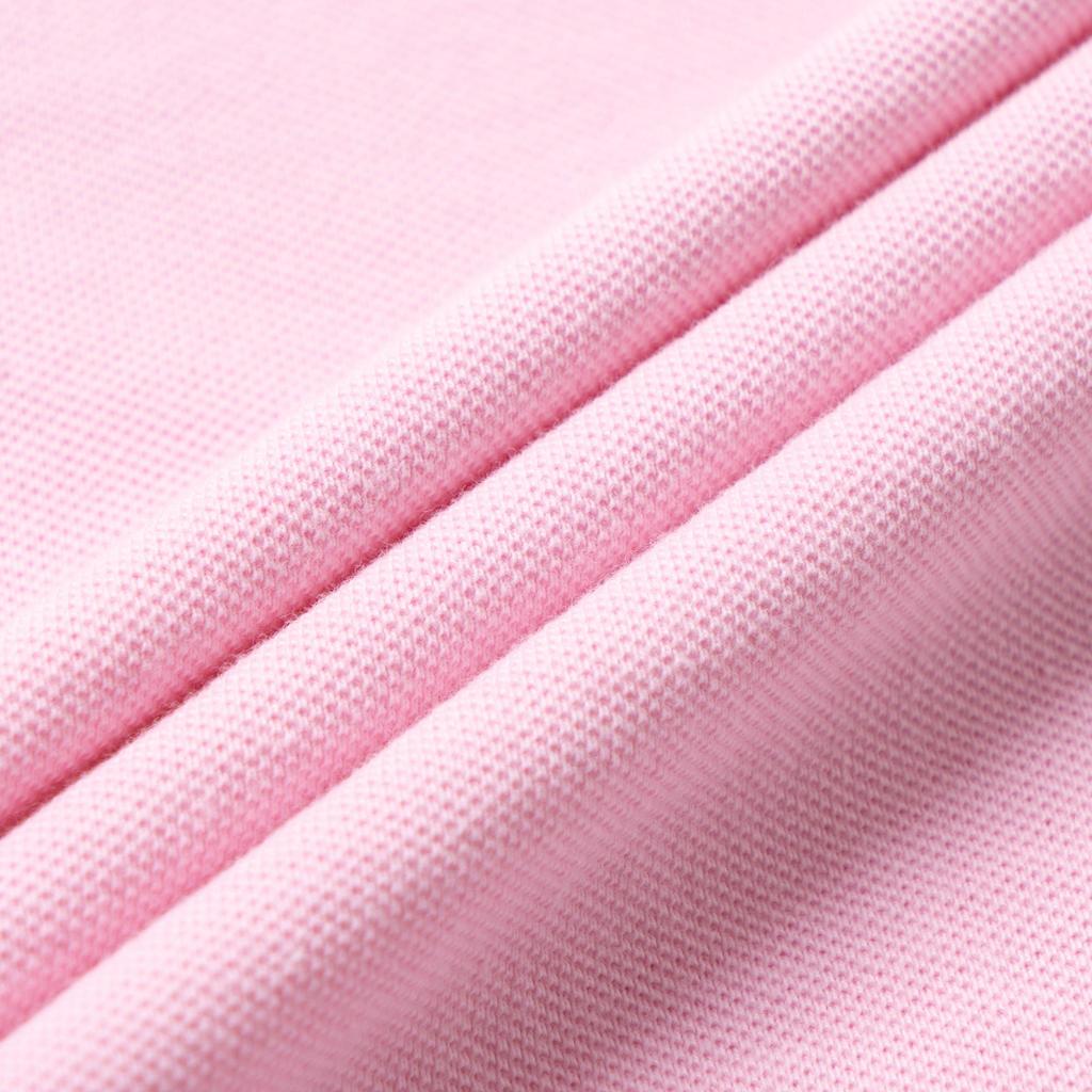 Polo Ralph Lauren Solid Color Polo Shirt With Logo Embroidery Men Polo Shirts Pink 710783656-033