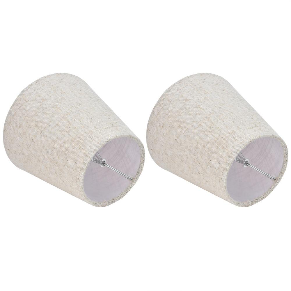 2PCS Fabric Lampshade Clip On Design Small Lamp Shades Modern Wall Lamp Shade Wall Lamp