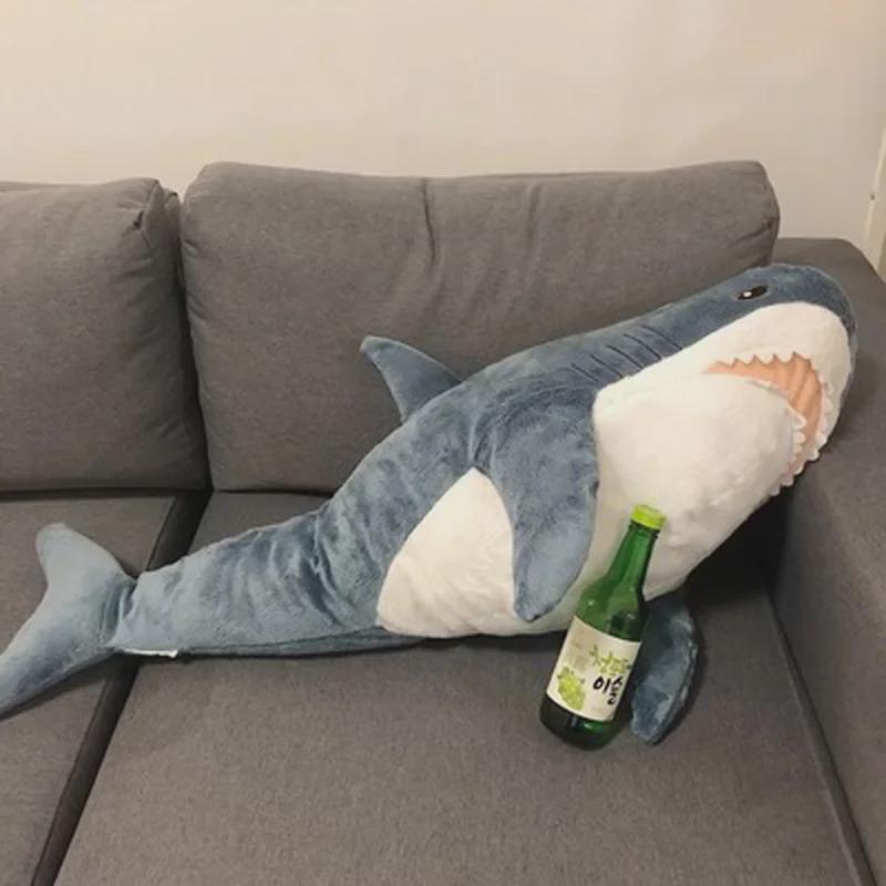 Plush Shark Pillow - Soft Toy & Sofa Cushion