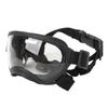 Dog Sunglasses Windproof TPU Elastic Frame Anti UV Dog Protective Glasses for Pets Transparent Lens