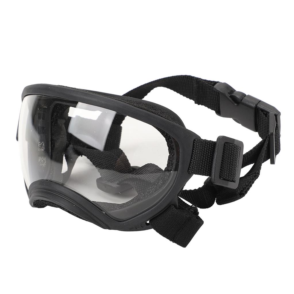 Dog Sunglasses Windproof TPU Elastic Frame Anti UV Dog Protective Glasses for Pets Transparent Lens