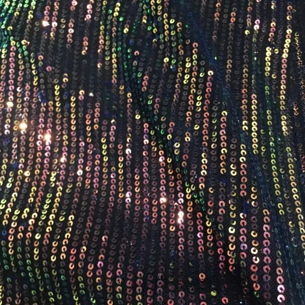 3mm Shinny Fabric Elastic Sequins Sewing Material Wedding Dresses Vertical Dress Apparel Clothing Tablecloths Headwear Ornaments