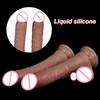 Spuer Bigger Realistic Dildos Silicone Layer Penis with Suction Cup Adult Sexy Toys for Woman Men Vagina Anal Massage Stimulator