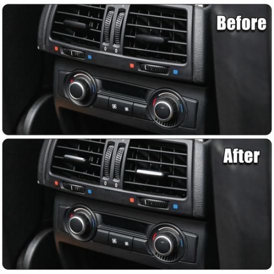 Pack of 2 For BMW X5 F15 Front Row Air Vent Outlet Tab Clip Repair Plated Trim