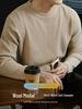 Top Luxury Wool Modal Men's Round Neck Sweater - Soft, Thickened, Anti-Pilling Knitwear for Autumn/Winter