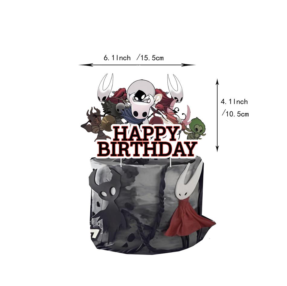 Hollow Knights Spiel Themenparty Dekoration Hintergrund Geburtstagsparty Luftballons Kuchentisch Dekoration Banner Partyzubehör Kindergeschenk