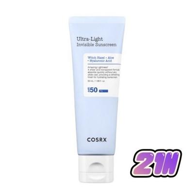 Ultra Hafif Görünmez Güneş Kremi SPF 50+ PA++++, 50ml, 2 adet