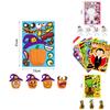 Colorful Xh061 Halloween Diy Pumpkin Puzzle Stickers For Kids Crafty Decor