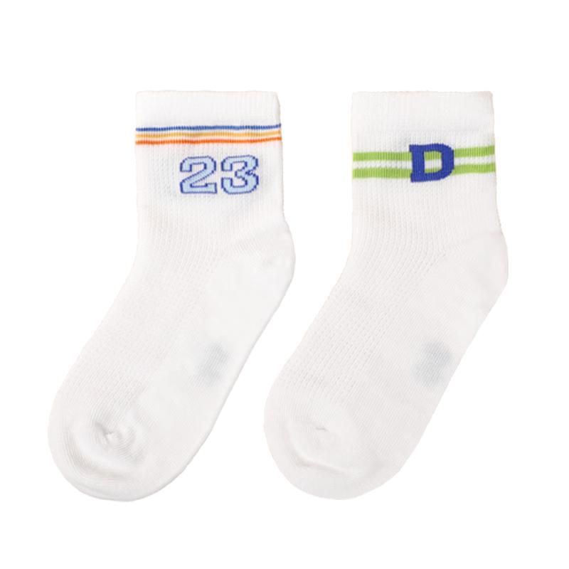 Dr. Kong Kids  Colorful Casual Mid-Calf Socks (2-Pair Set) 5-6 Years (M) 27-30