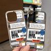 Silicone Phone Case for iPhone 13 Pro Max Funda iPhone 11 15 16 14 Plus 12 Mini 16promax 13promax Transparent Matte Lable Cover
