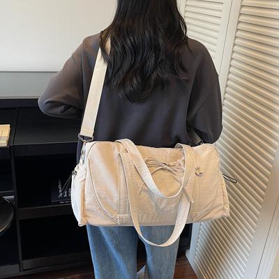 Dry and Wet Separation Cover, Tie Rod Travel Bag, Light, Simple and Fashionable Portable Sports Fitness Bag, Student Luggage Storage Bag