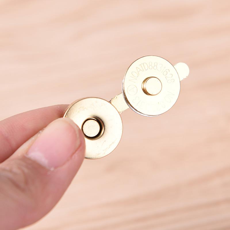 10 יחידות מגנט סגירה תיק ארנק אבזם כפתור חלקי אביזרי תיק כפתור לתיק